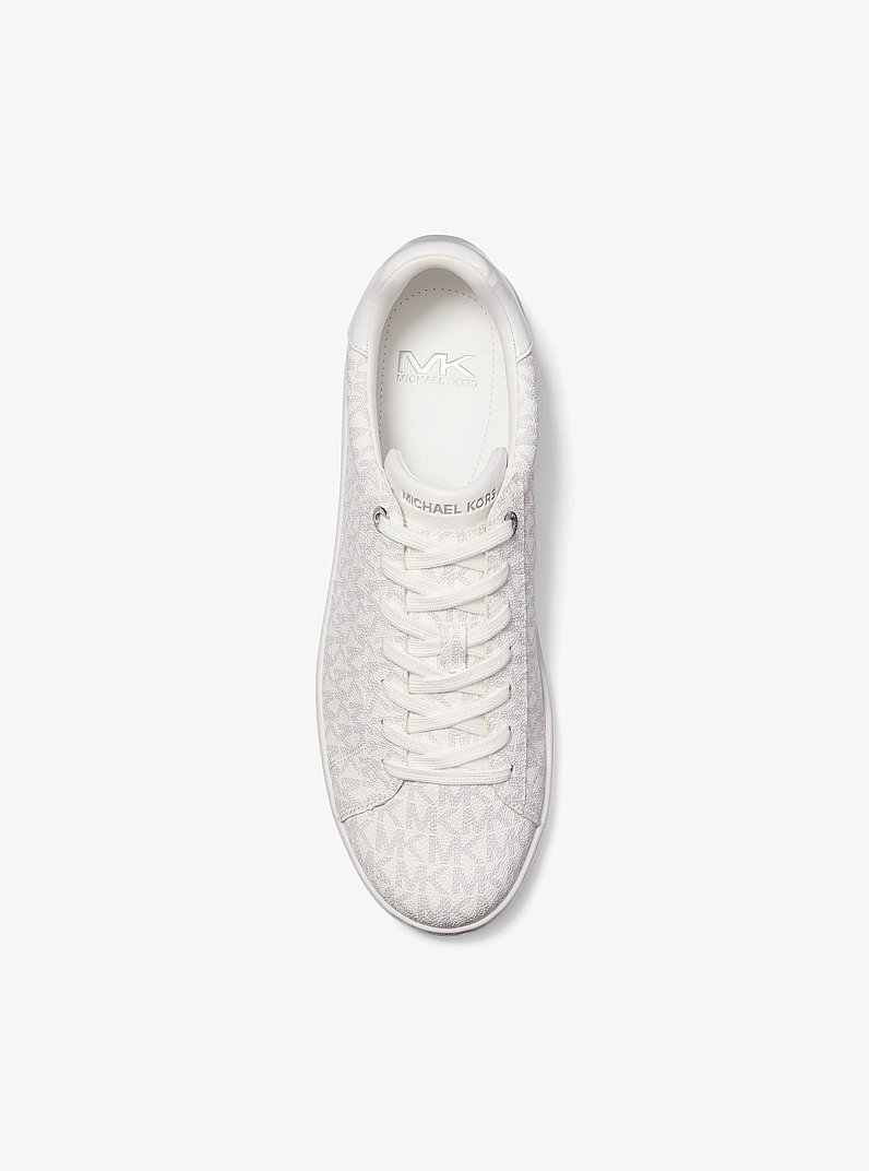 Espadrille Jacob &agrave; logo Signature in BLANC &Eacute;CLATANT | Michael Kors