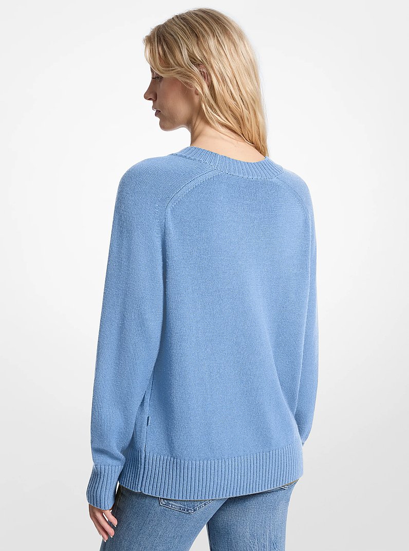 Wool Sweater in FRENCH BLUE | Michael Kors