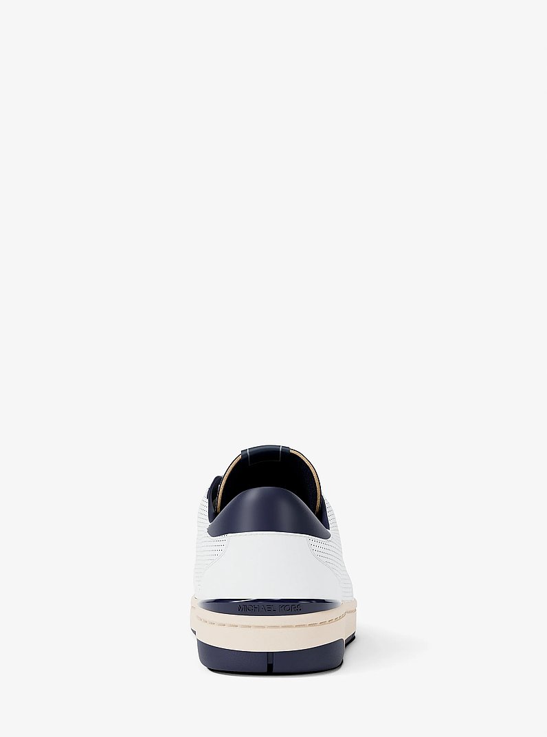 Calzado deportivo Wilton de piel perforada in DRESS BLUES | Michael Kors