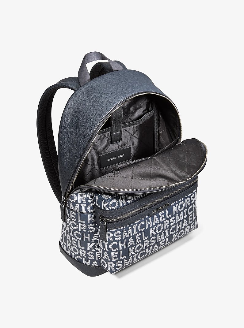 Sac &agrave; dos Cooper de taille moyenne &agrave; logo graphique in BLANC &Eacute;CLATANT | Michael Kors