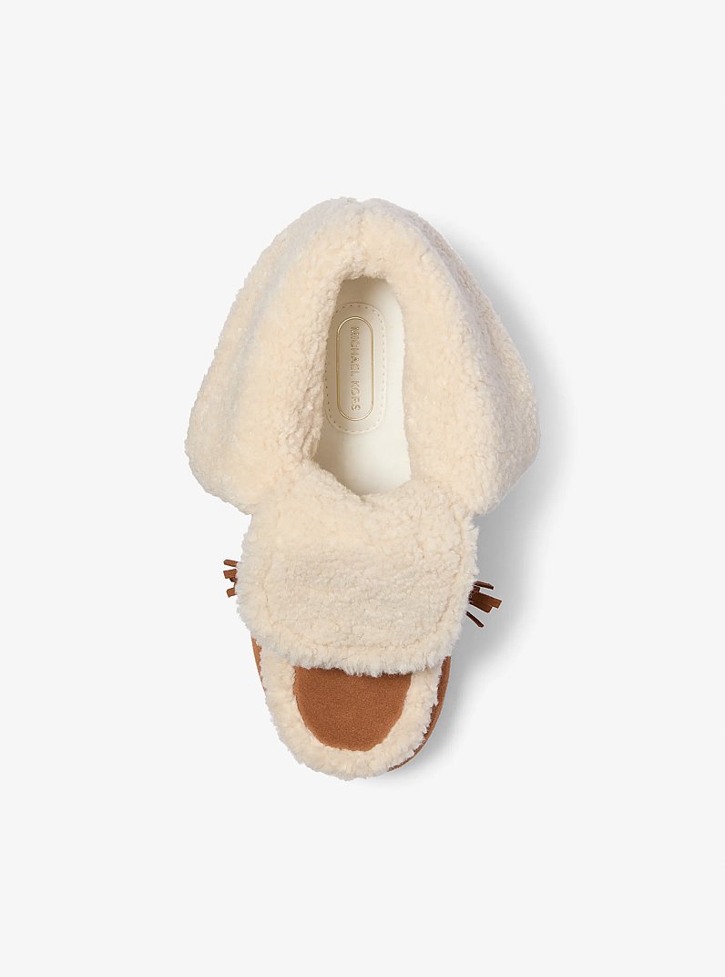 Effie Suede Boot in LUGGAGE | Michael Kors
