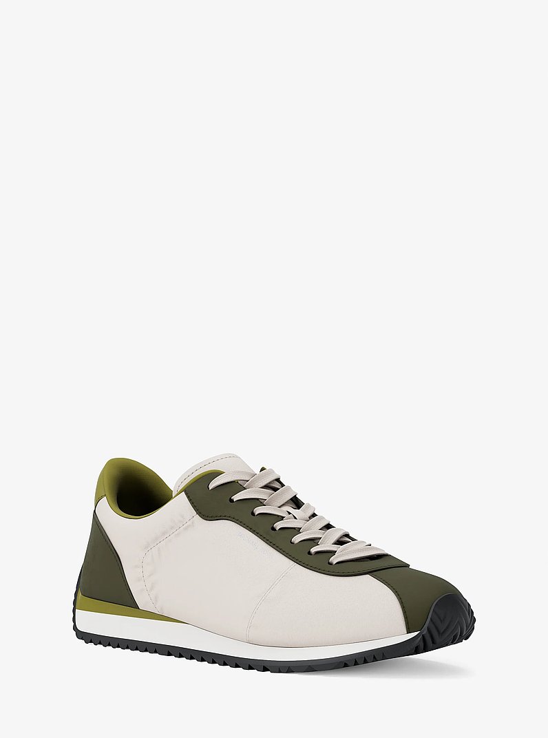 Rhodes Mixed-Media Sneaker in IVY MULTI | Michael Kors
