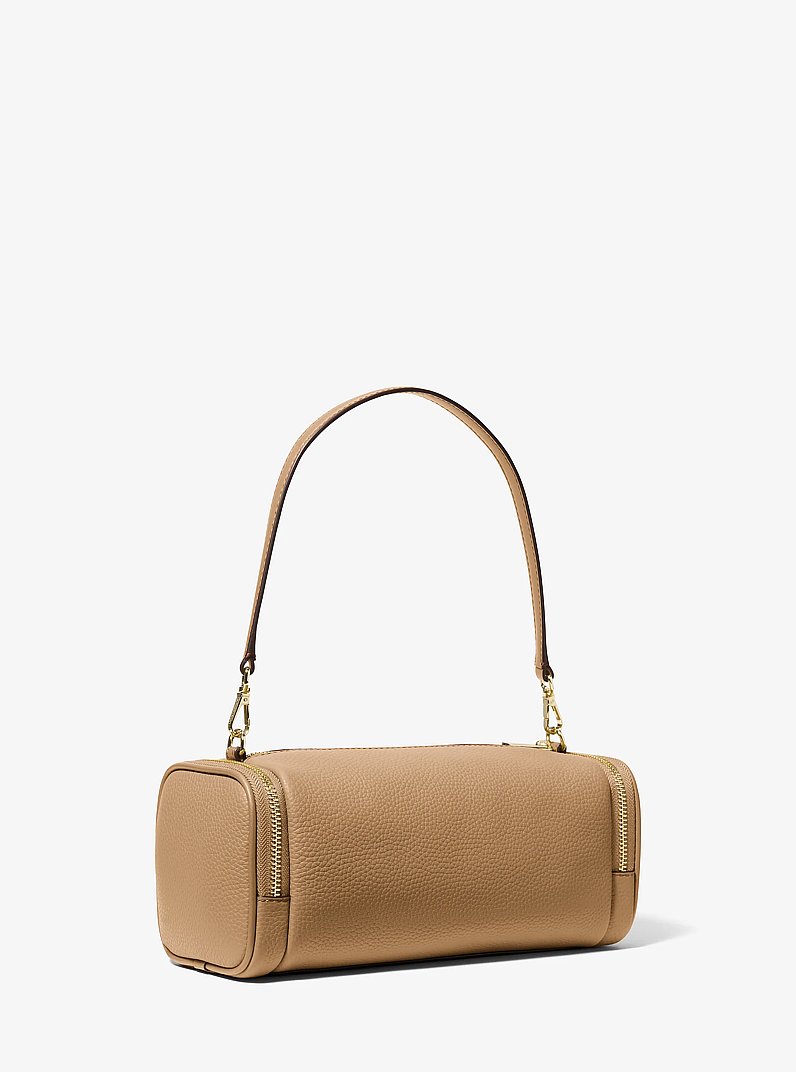 Jet Set Travel Small Pebbled Leather Convertible Crossbody Bag in CAMEL | Michael Kors
