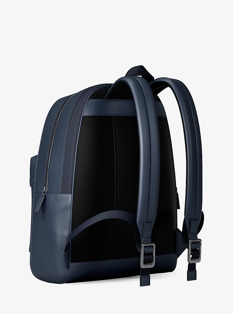 Pacey Leather Backpack in NAVY | Michael Kors