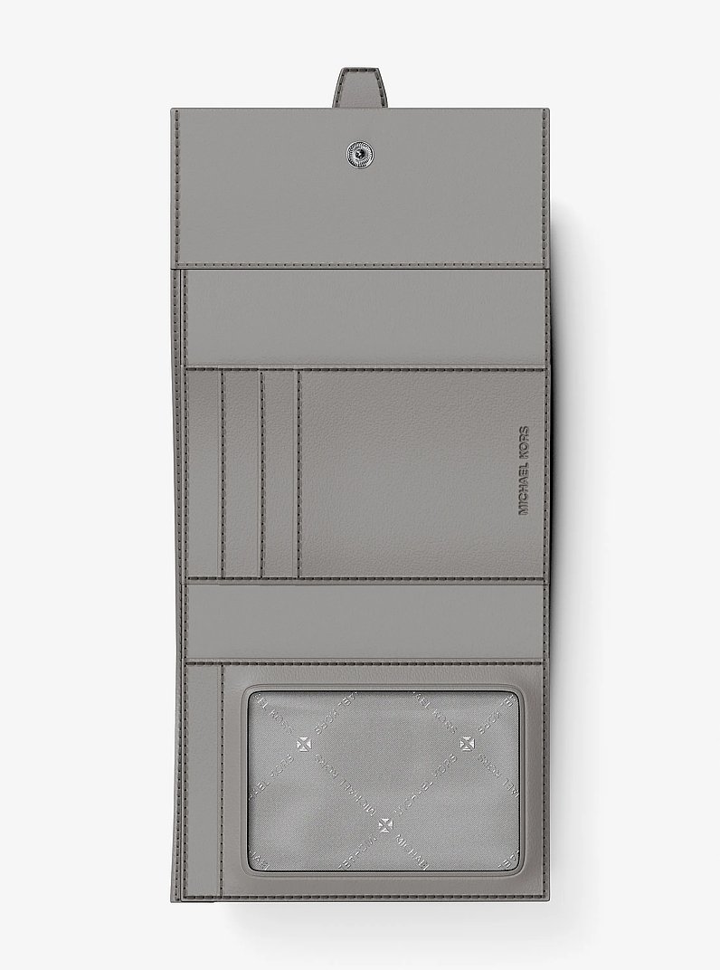 Greenwich Medium Signature Logo Trifold Wallet in OPTIC WHITE | Michael Kors