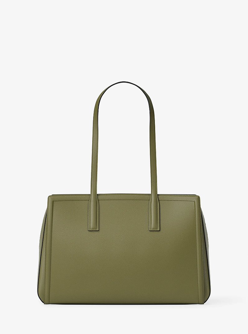 Laila Medium Leather Tote Bag