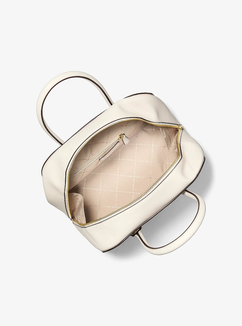 Ashton Medium Signature Logo Satchel in LT CRM MULTI | Michael Kors