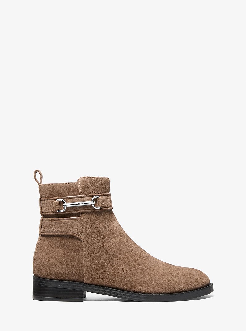 Carson Suede Ankle Boot in DRIFTWOOD | Michael Kors