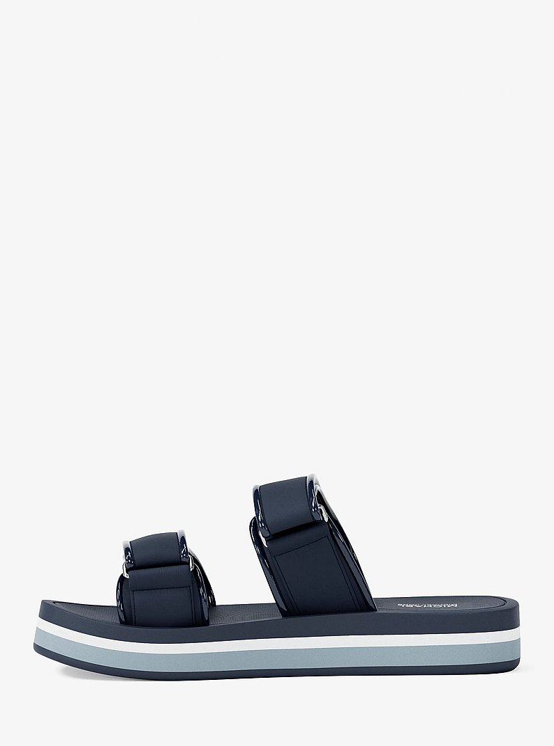 Foster Scuba Slide Sandal in NAVY | Michael Kors