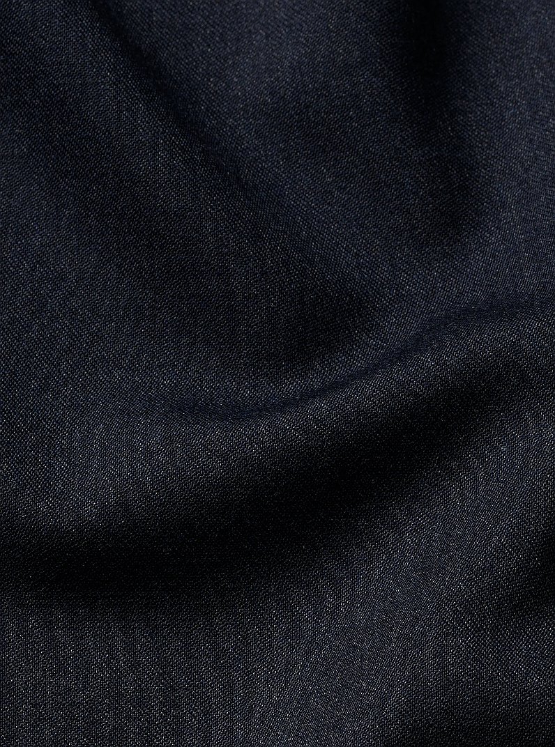 Americana slim-fit de franela de mezcla de lana in AZUL CIAN OSCURO | Michael Kors