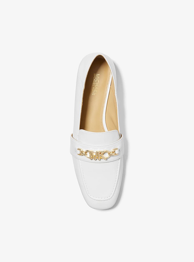 Mocas&iacute;n de piel Tiffanie in BLANCO INTENSO | Michael Kors