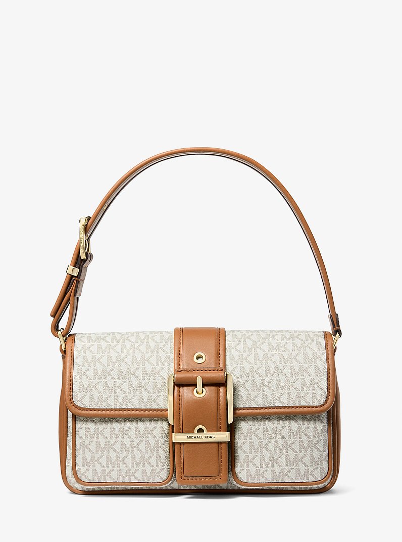 Schultertasche Colby Medium mit Signature-Logomuster