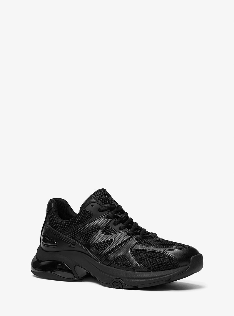 Zapatilla Kit Extreme de piel y malla in NEGRO | Michael Kors