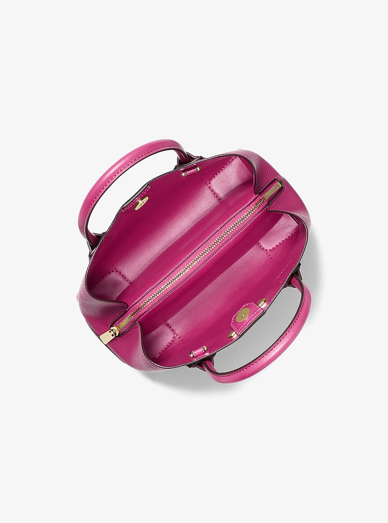 Mercer Gallery Small Satchel in DEEP FUCHSIA | Michael Kors