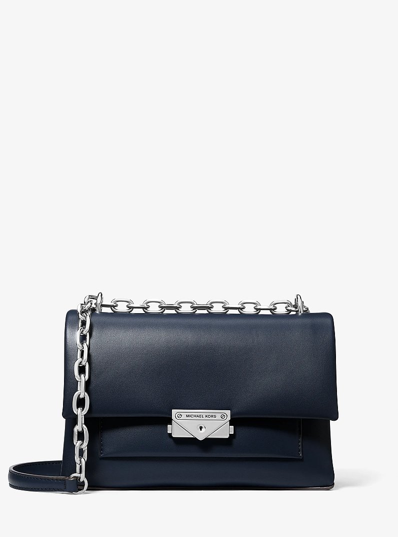 Cece Medium Shoulder Bag in NAVY | Michael Kors