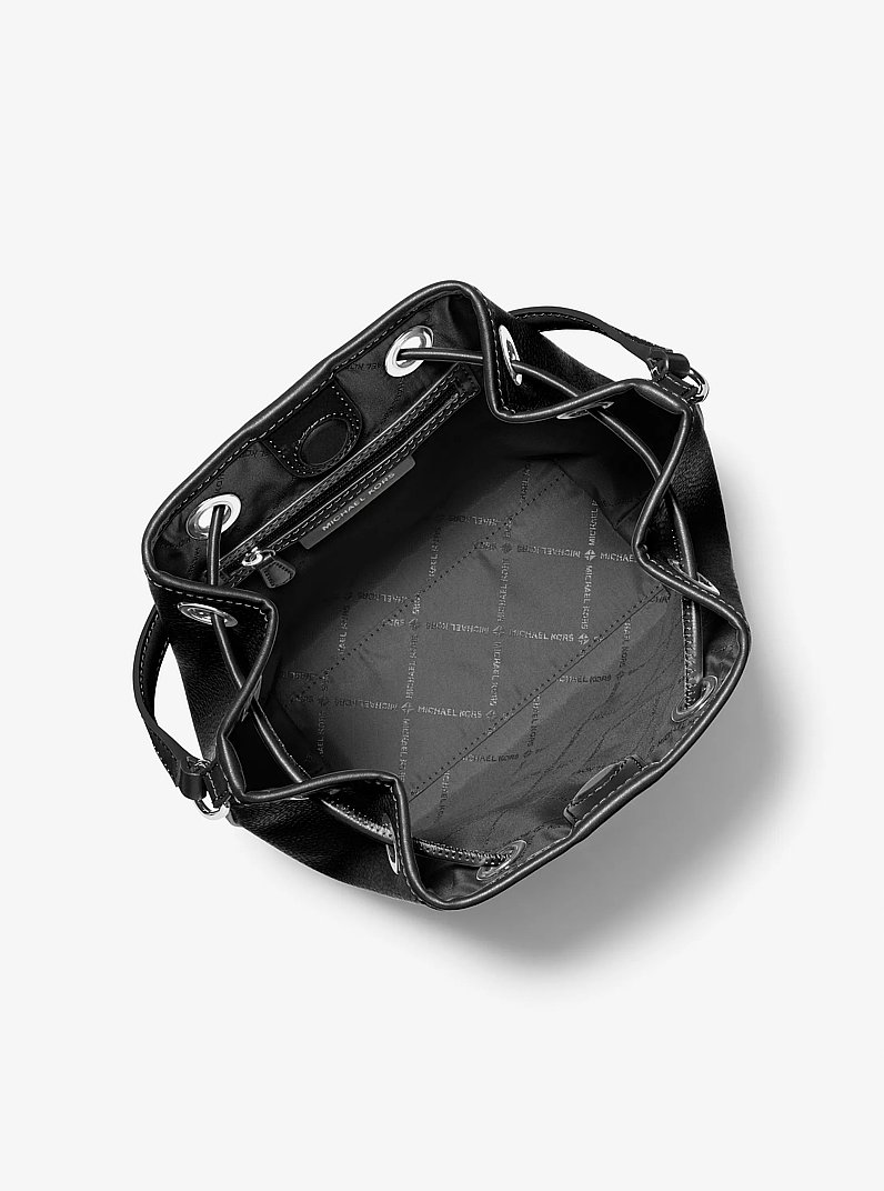 Avery Medium Bucket Messenger Bag in BLACK | Michael Kors
