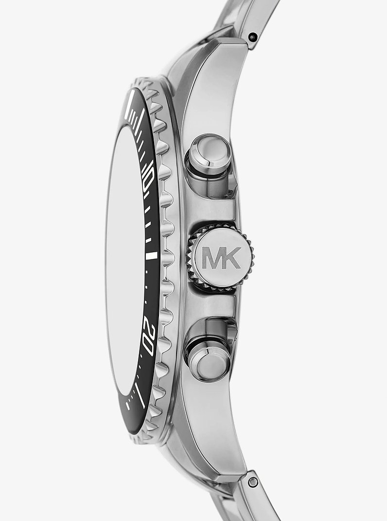 Oversized Everest Silver-Tone Watch in SILVER | Michael Kors