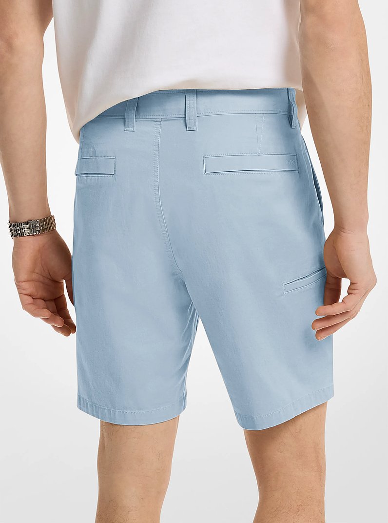 Shorts aus Stretch-Baumwolle in CHAMBRAY | Michael Kors