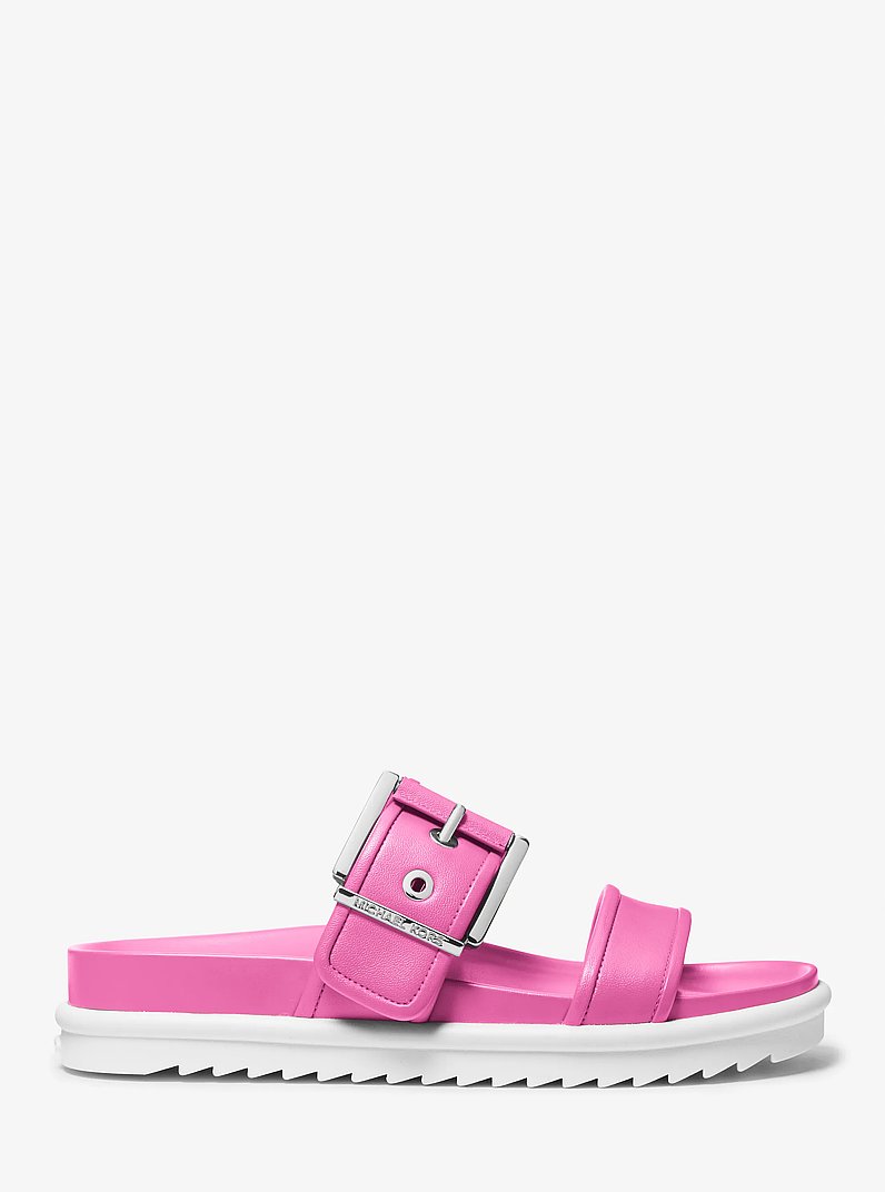 Pantolette Colby aus Leder in KIRSCHE | Michael Kors