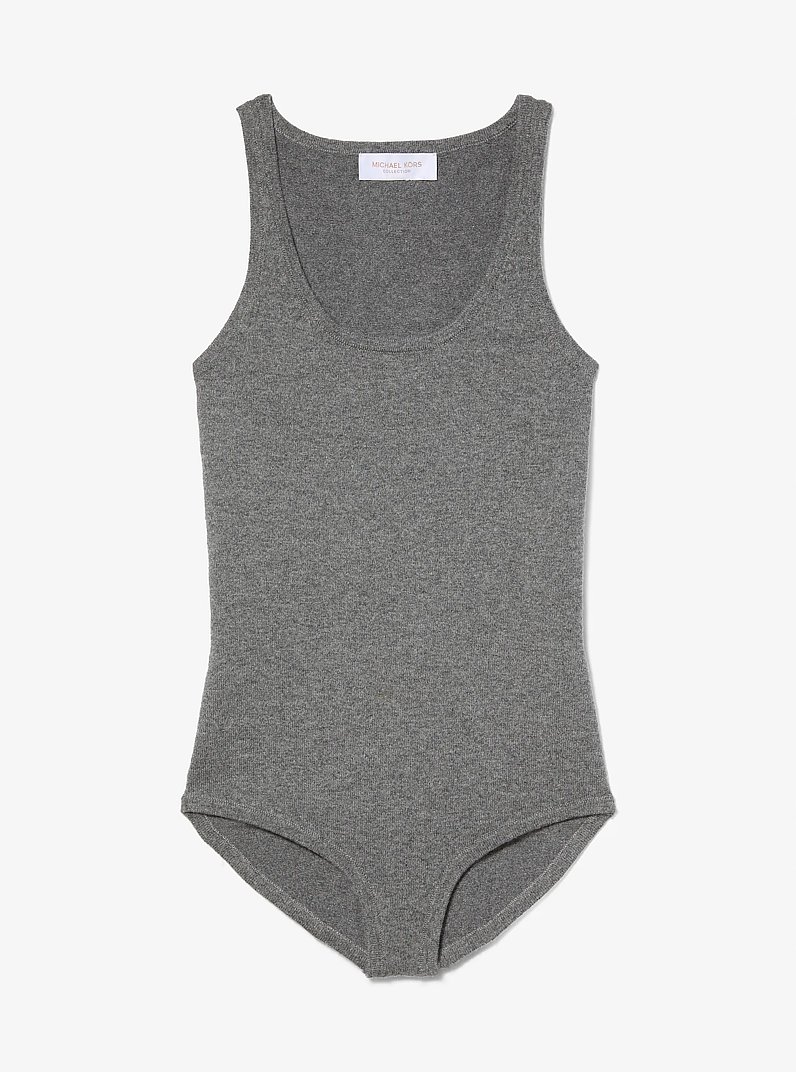 Body el&aacute;stico de cachemira in GRIS MEDIO | Michael Kors