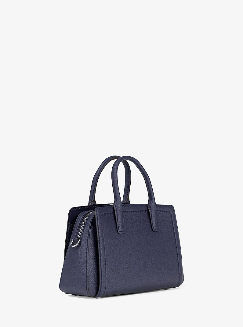 Tr&egrave;s petit sac &agrave; bandouli&egrave;re Laila en Cuir in ROBE BLEU BLEU CLAIR | Michael Kors