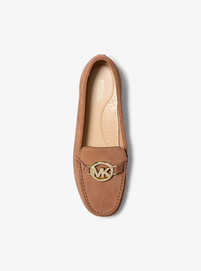 Mocas&iacute;n Fulton de ante in LUGGAGE | Michael Kors