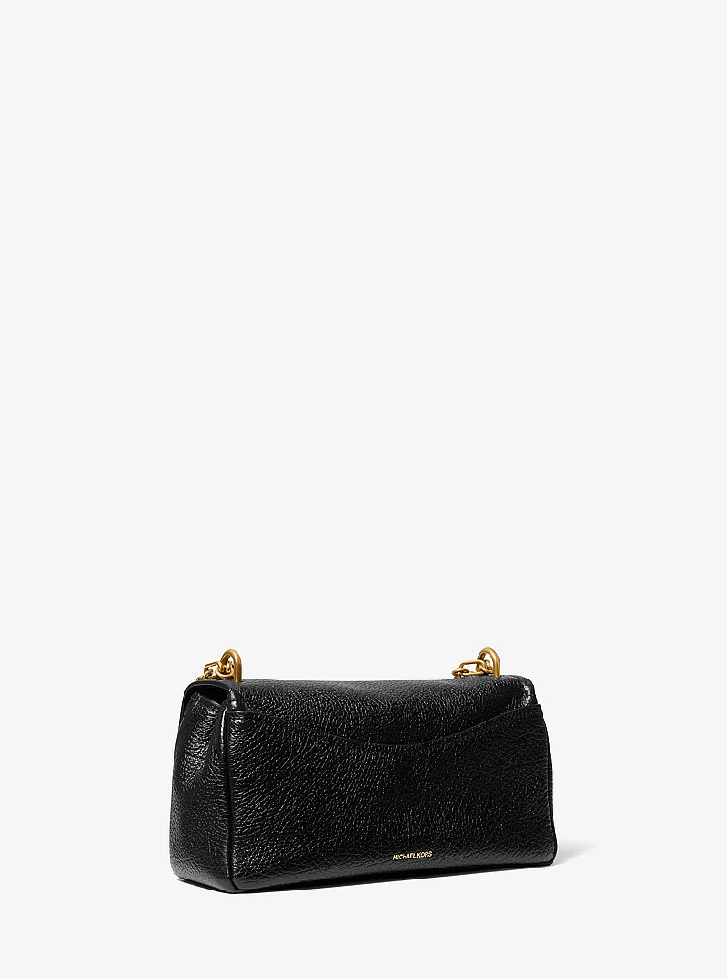 Bolso de hombro transformable Bryant peque&ntilde;o de piel texturizada in NEGRO | Michael Kors