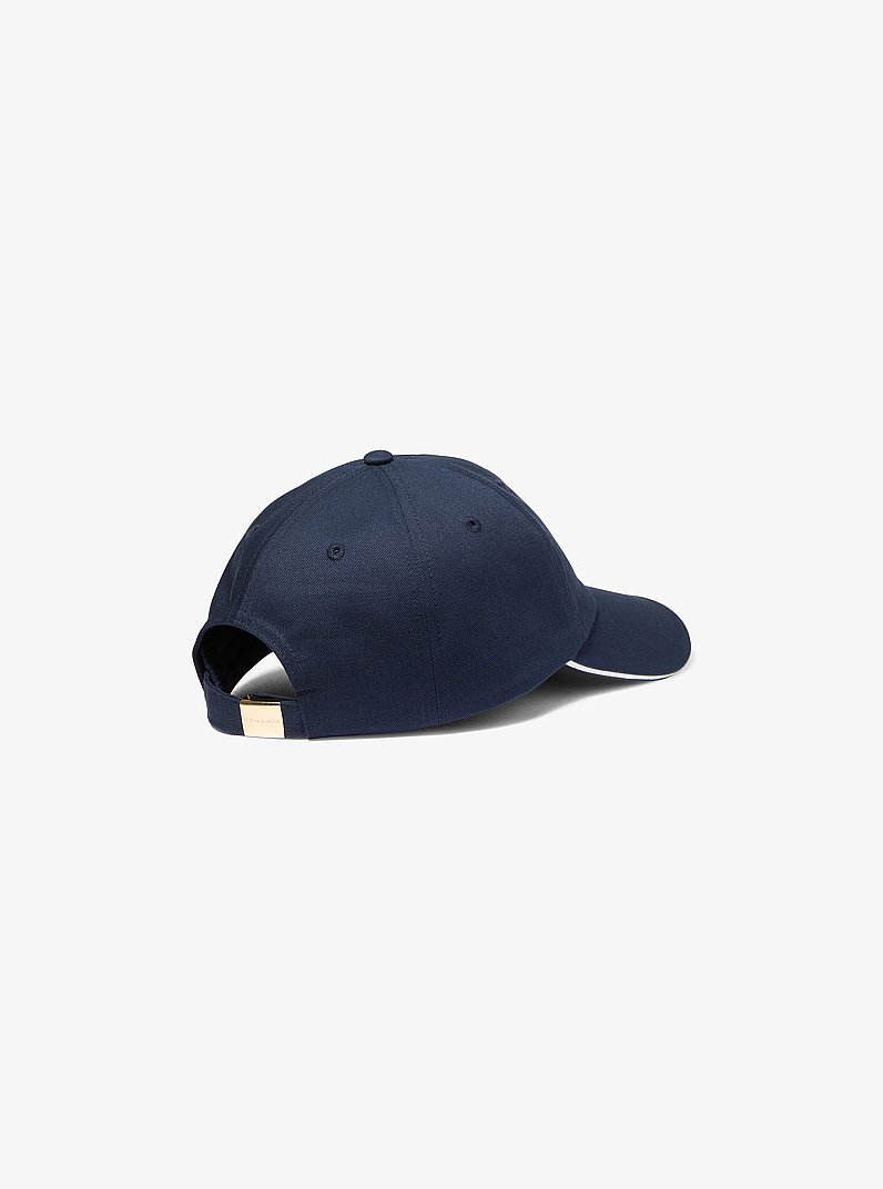 Casquette en coton avec broderie tennis in BLEU MARINE | Michael Kors