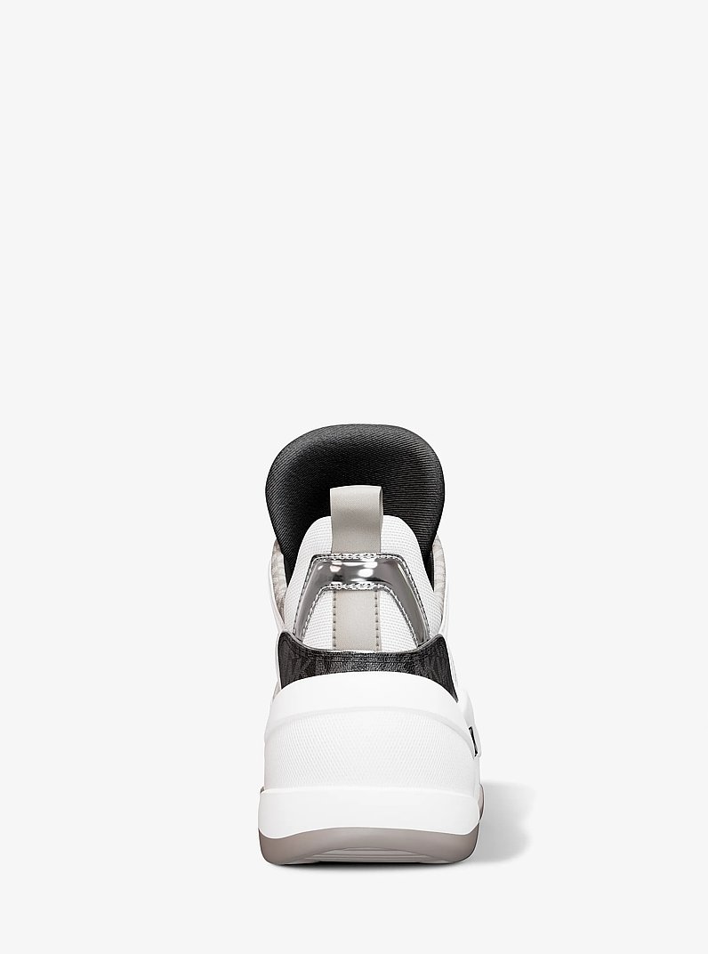 Zapatilla Olympia de materiales mixtos in GRIS PERLA MULTICOLOR | Michael Kors
