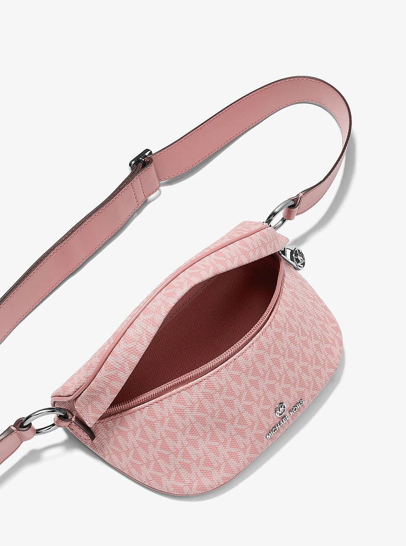 Tr&egrave;s petit sac &agrave; une bretelle Slater &agrave; logo in ROSE | Michael Kors