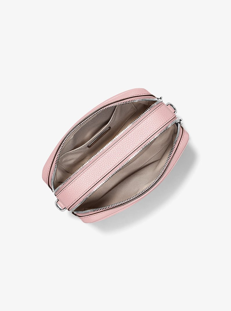 Bryant Medium Pebbled Leather Camera Crossbody Bag in SMOKEY ROSE | Michael Kors