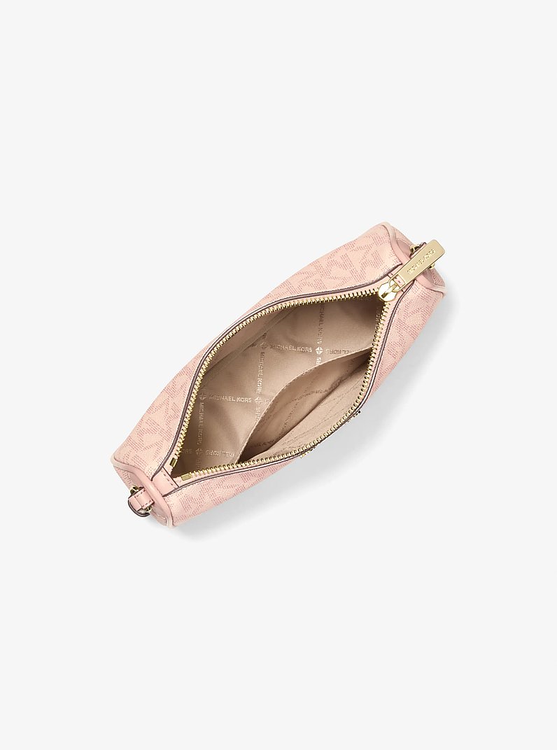 Jet Set Medium Signature Logo Pochette in BALLET | Michael Kors