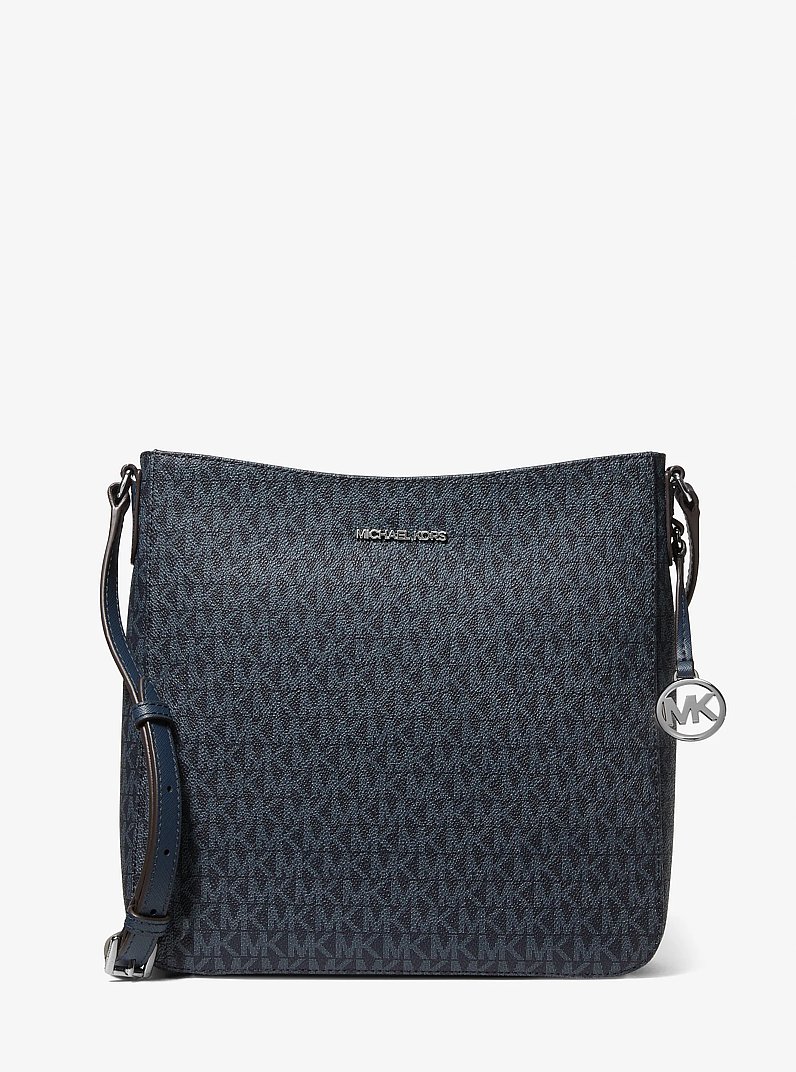 Jet Set Travel Large Logo Messenger Bag in ADMIRAL | Michael Kors