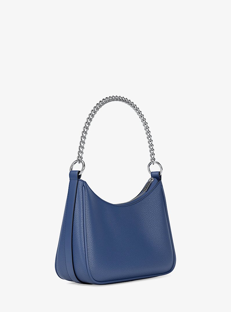 Bandolera Jet Set convertible grande de piel granulada in AZUL GALAXIA | Michael Kors