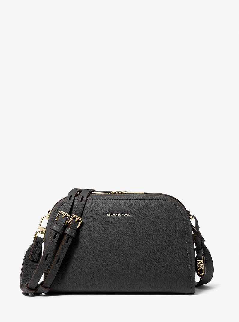 Ashton Small Pebbled Leather Crossbody Bag in BLACK | Michael Kors