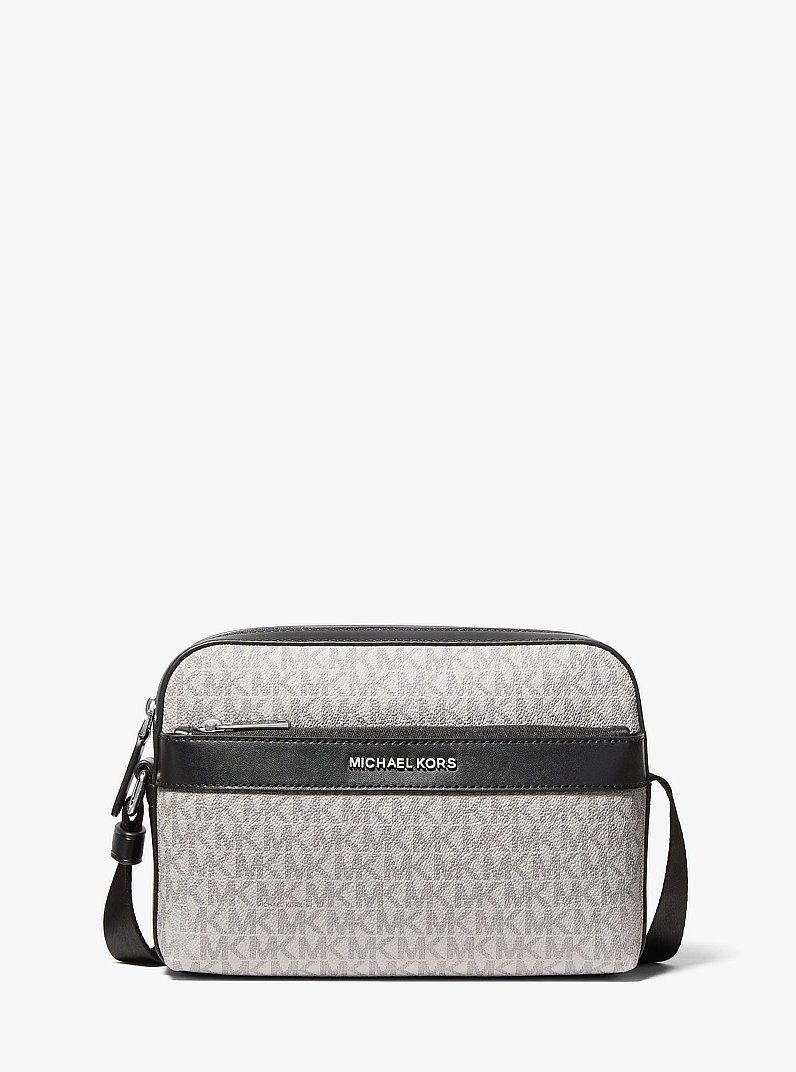 Jet Set Logo Crossbody Bag in NICKEL | Michael Kors