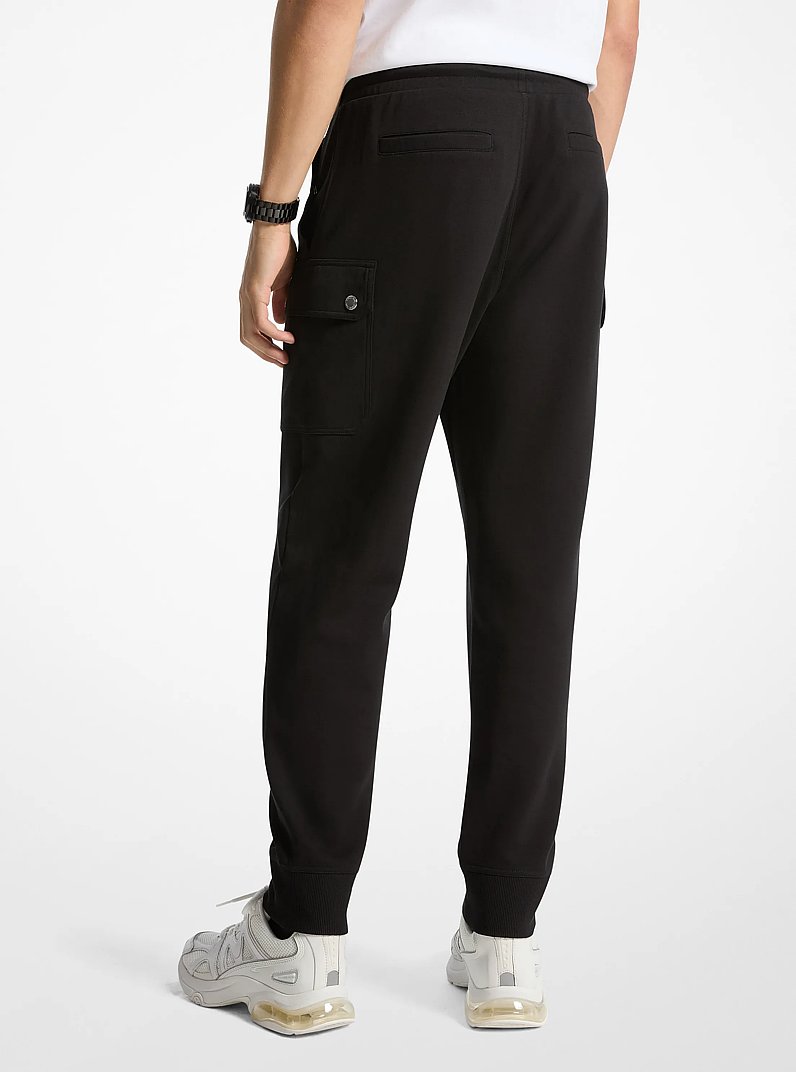 Knit Drawstring Joggers in BLACK | Michael Kors