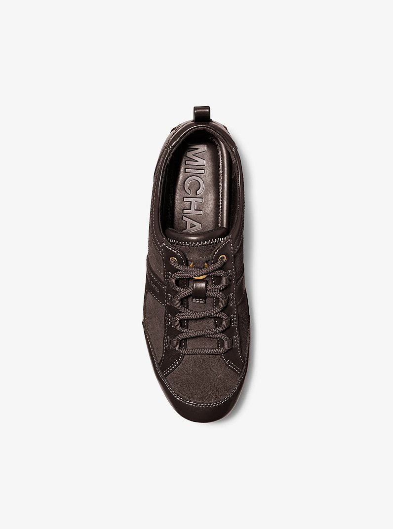 Sneaker Keely aus Wildleder mit Quasten in SCHOKOLADE | Michael Kors