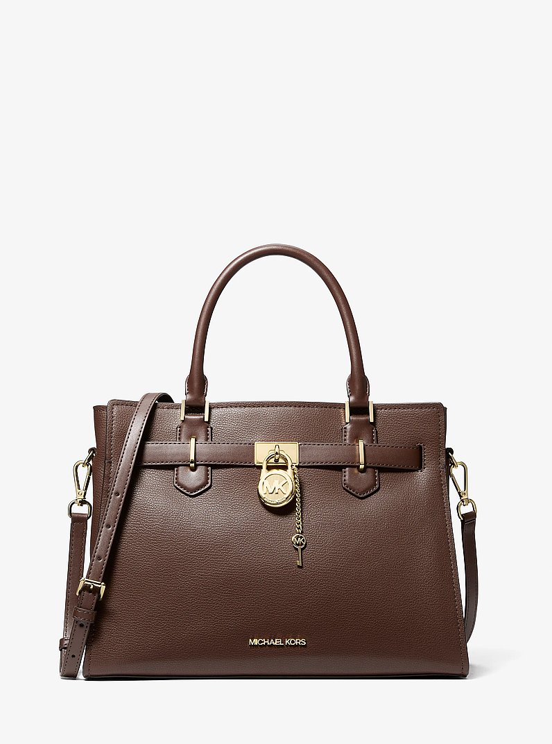 Mochila Hamilton mediana de piel in NUEZ MOSCADA | Michael Kors