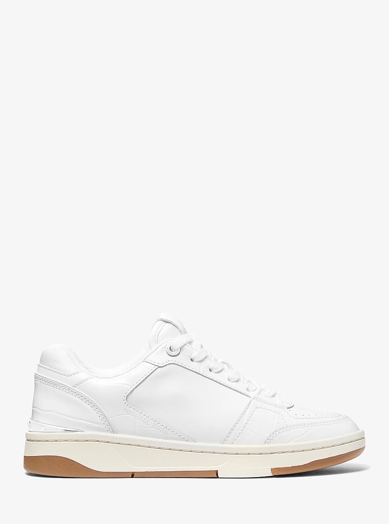 Espadrille Rebel en cuir in BLANC OPTIQUE | Michael Kors