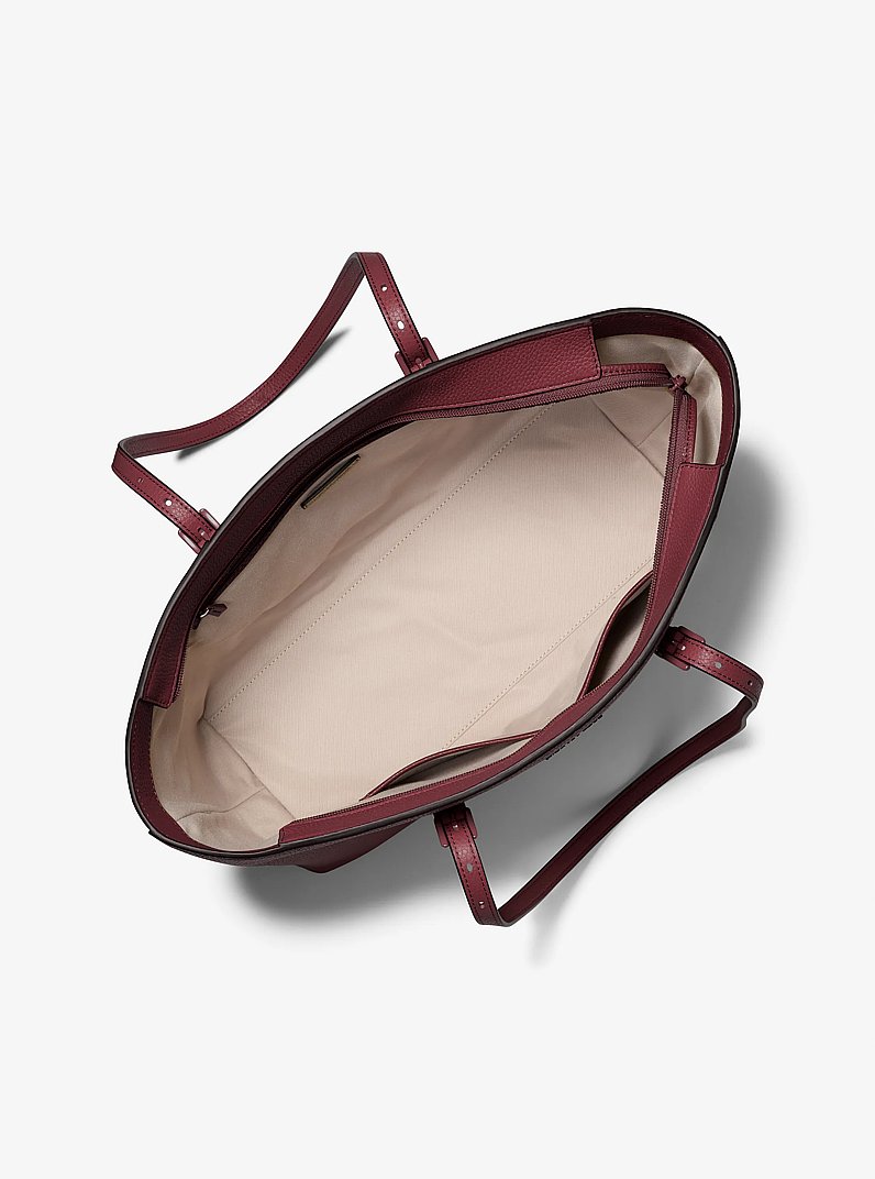 Quinn Large Pebbled Leather Tote Bag