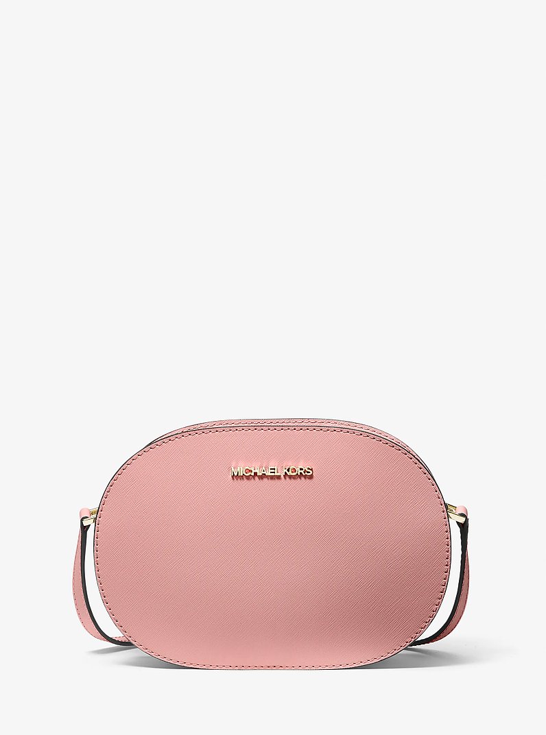 Bandolera Jet Set Travel mediana de piel saffiano in PRIMROSE | Michael Kors