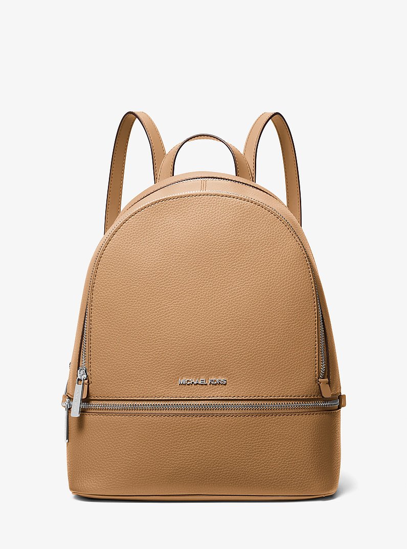 Mochila Rhea mediana con piel granulada in MAN&Iacute; | Michael Kors