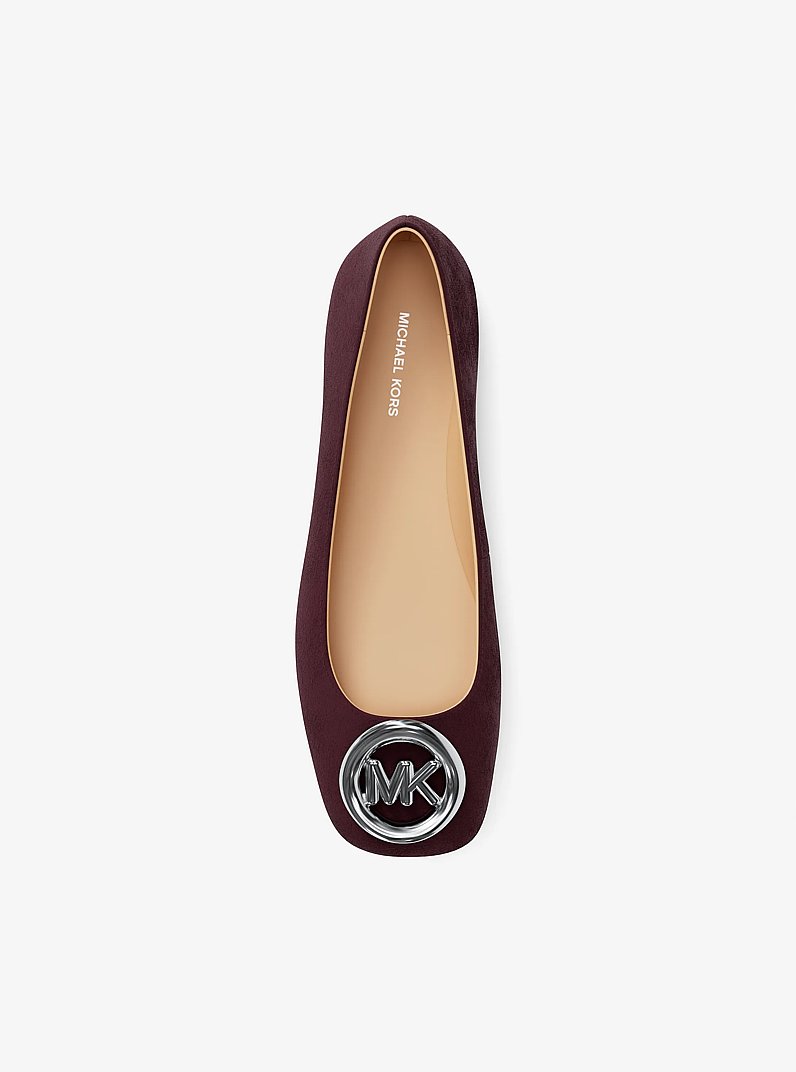 Milan Suede Ballet Flat in OXBLOOD | Michael Kors