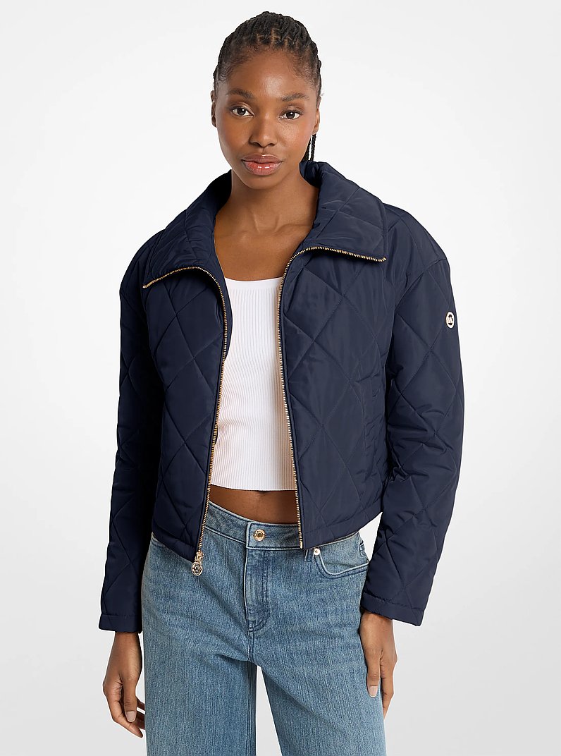 Chaqueta corta acolchada in MIDNIGHTBLUE | Michael Kors