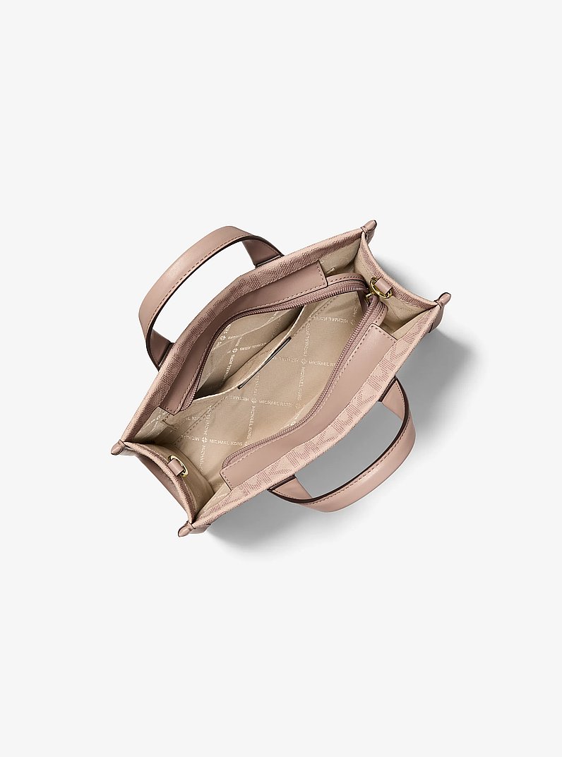 Messenger-Tasche Gigi Small mit Signature-Logomuster in BALLETT | Michael Kors