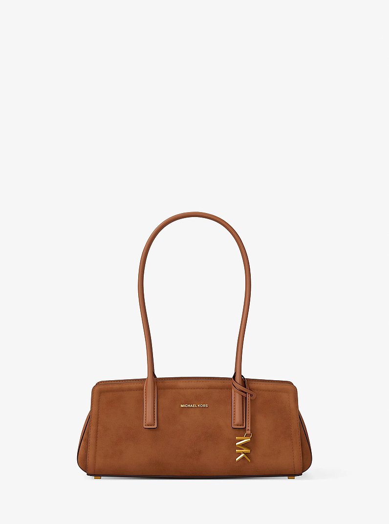 Schultertasche Laila Small aus Wildleder in LUGGAGE | Michael Kors