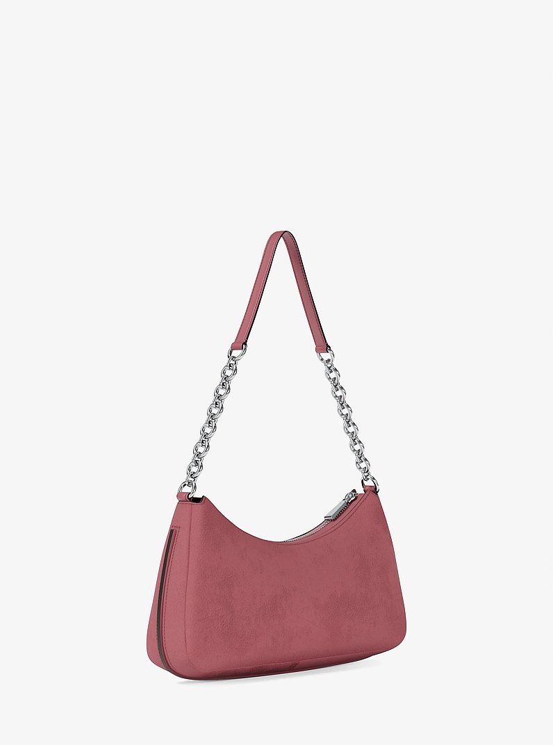 Pochette Nolita media in nabuk con catena in PALISSANDRO | Michael Kors