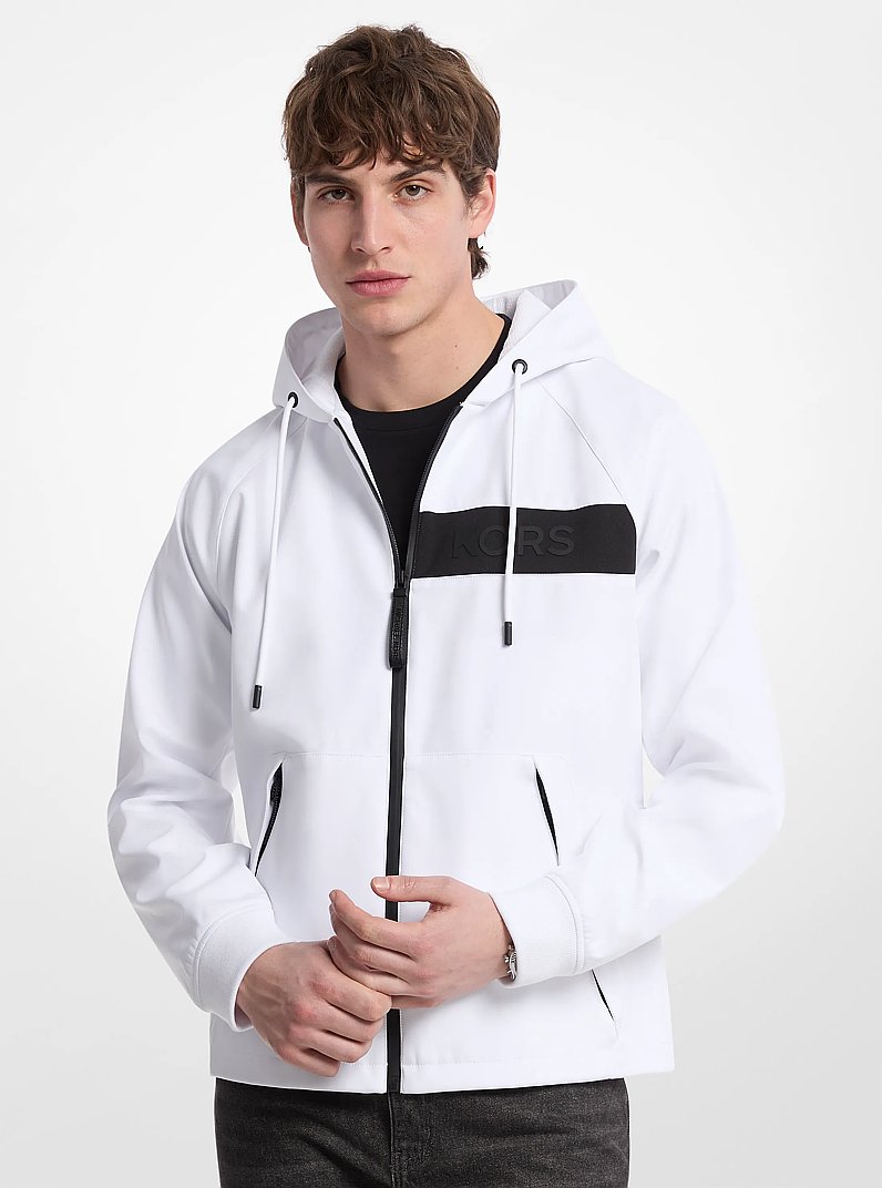 Tigres Hooded Jacket in WHITE | Michael Kors