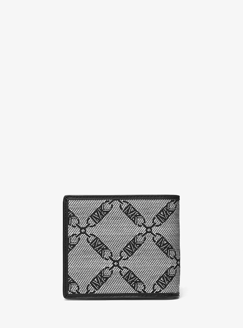 Brieftasche Bryant aus Jacquard mit Empire-Logomuster